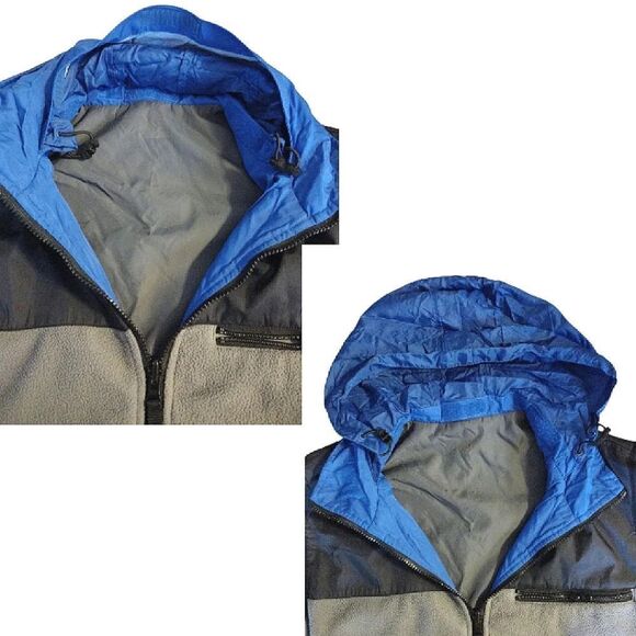 VTG Nautica Competition Blue Grey Reversible Insulated Vest Men's XL - Picture 11 of 16